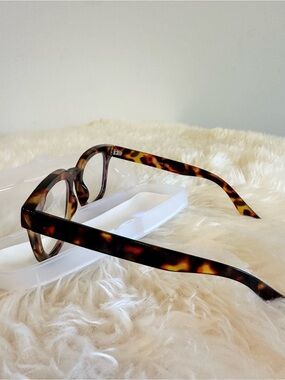 ✨ Tortoiseshell Blue Light Blocking Frame Eyeglasses with Case, Womens ✨